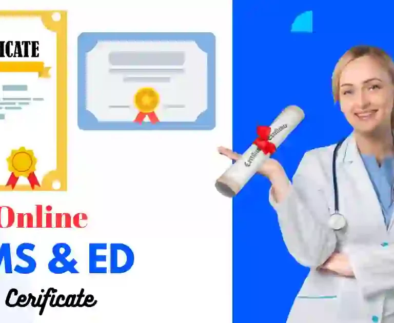 cms ed online certificate