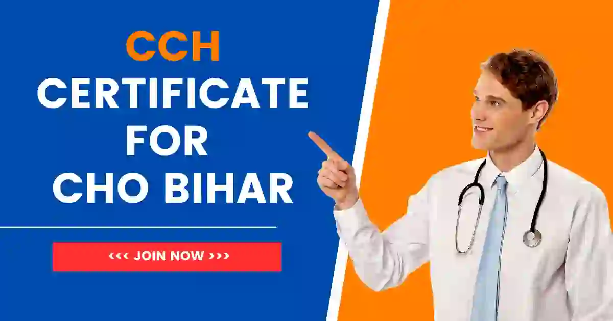 CCH Certificate for CHO Bihar